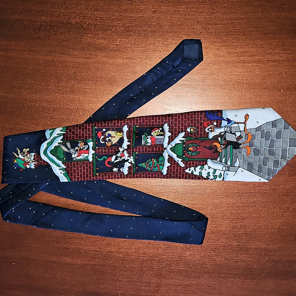 Looney Tunes Mania Holiday Tie by Keith Daniels NWT Men Women